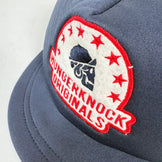 【OneSize ネイビー系】 Hungerknock Originals ( ハンガーノック オリジナルス ) スカル ツバタン キャップ Skull Tsubatan Cap			 生産終了モデル 入手困難 ポリエステル ウェア ウェア小物 ヘッドウェア キャッ