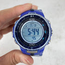 【OneSize ブルー系】 Pro Trek By Casio ( プロトレック By カシオ ) PRW-3000 スリムライン 電波ソーラー トリプルセンサーVer.3搭載 電子機器 精密機器 アウトドアウォッチ 時計 z00059856  アウトドアウォッ-2