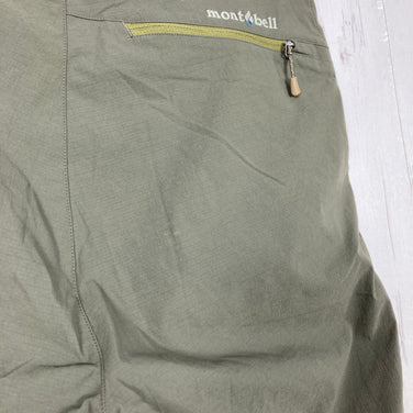 【Men's L グリーン系】 Montbell ( モンベル ) ストレッチ O.D. パンツ メンズ Stretch O.D. Pants Men's 1WAYストレッチ リップストップ はっ水加工 ナイロン ウェア ボトムス ロングパンツ ソフトシェル z00