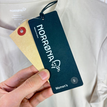 【Women's S ベージュ系】 Norrona ( ノローナ ) フェムント テック ロングスリーブ ウィメンズ Femund Tech Long Sleeve W's 2630-24 4411 OATMEAL z00056087 4411 OATMEAL 化繊 ロ