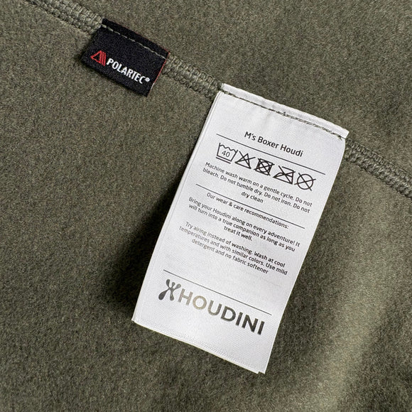 【Men's M グリーン系】 Houdini ( フーディニ ) ボクサー フーディ Boxer Houdi ポーラテック パワーストレッチ プロ 4WAYストレッチ ポリエステル ウェア トップス アウター ジャケット フリース z00061686  フリース