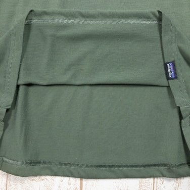 【Men's S グリーン系】 Patagonia ( パタゴニア ) キャプリーン クール トレイル シャツ Capliene Cool Trail Shirts ポリエステル 24496 International Men's INDG 化繊 ショートスリーブT - 【公式】2ndGEAR（セカンドギア）Webショップ【登山用品・アウトドア用品専門 買取販売店】