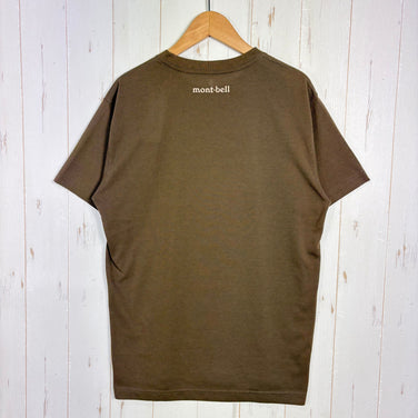 【Men's S ブラウン系】 Montbell ( モンベル ) ウイックロン ご当地 ティーシャツ 御在所限定 ポリエステル ウェア トップス インナー シャツ ショートスリーブTシャツ クルーネック 化繊 z00061322  化繊 ショートスリーブTシャツ