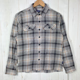 【Men's XS グレー系】 2013 Patagonia ( パタゴニア ) ロングスリーブ フィヨルドフランネルシャツ アジアンフィット Long-Sleeved Fjord Flannel Shirt - Asia Fit DWN 生産終了モデル 入手困難
