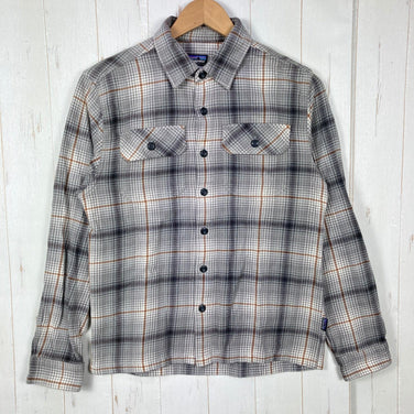 【Men's XS グレー系】 2013 Patagonia ( パタゴニア ) ロングスリーブ フィヨルドフランネルシャツ アジアンフィット Long-Sleeved Fjord Flannel Shirt - Asia Fit DWN 生産終了モデル 入手困難