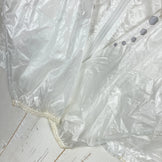 Mountain Hardwear Ghost Whisperer Hooded Jacket, Men's Size Small, White. Nylon outerwear, windshield, and top.