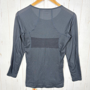 【Women's M グレー系】 Finetrack ( ファイントラック ) ドライレイヤー ウォーム ロングスリーブ Drylayer Warm Long Sleeve ポリエステル ウェア トップス インナー シャツ ロングスリーブTシャツ クルーネック 化繊