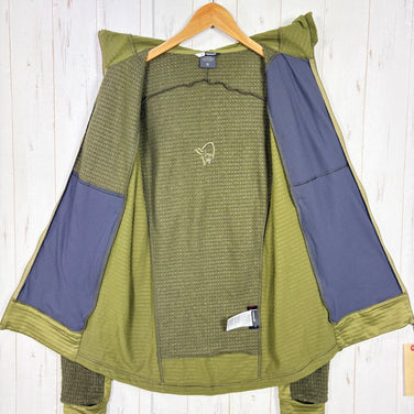 【Men's M グリーン系】 Norrona ( ノローナ ) フォルケティン アルファ120 ジップ フード Falketind Alpha120 Zip Hood ポリエステル ウェア トップス アウター ジャケット フリース ポーラテック・アルファ z000