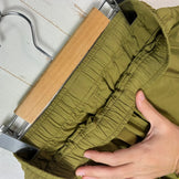 Men's Medium Green Yamatomichi (Yama to Michi) Double Weave Five-Pocket Pants, DW 5-Pocket Pants, Nylon, Long Pants, z00054490