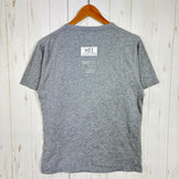 【Men's 2 グレー系】 Mei ( マウンテンイクイップメントインク ) × Grn（ジーアールエヌ）米綿天竺 Ｔシャツ 入手困難 ダブルネーム コラボモデル コットン ウェア トップス インナー シャツ ショートスリーブTシャツ クルーネック コットン z