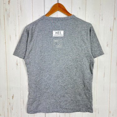 【Men's 2 グレー系】 Mei ( マウンテンイクイップメントインク ) × Grn（ジーアールエヌ）米綿天竺 Ｔシャツ 入手困難 ダブルネーム コラボモデル コットン ウェア トップス インナー シャツ ショートスリーブTシャツ クルーネック コットン z