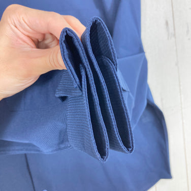【男款 XS 藏青色系】 Millet ( 米勒 ) Breeze Mesh Long Sleeve Shirt ポリエステル ウェア トップス 内衣 衬衫 长袖衬衫 化纤 z00059263