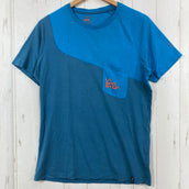 【Men's M ブルー系】 La Sportiva ( ラ・スポルティバ ) クリンティーク ティーシャツ Climbique T-Shirt オーガニックコットン ウェア トップス インナー シャツ ショートスリーブTシャツ クルーネック コットン z0005