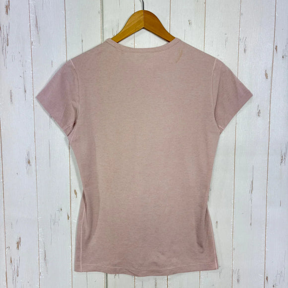 【Women's XS ピンク系】 Arcteryx ( アークテリクス ) クアドラ クルーネック シャツ Quadra Crew Neck Shirt ポリエステル ウェア トップス インナー シャツ ショートスリーブTシャツ クルーネック 化繊 z00058170