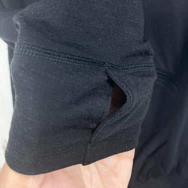 【Men's S ブラック系】 The North Face ( ザ・ノースフェイス ) ウール ベースレイヤー ワンピース Wool Base Layer One-Piece サミットシリーズ 欧米規格モデル メリノウール ウェア トップス アウター ジャケット