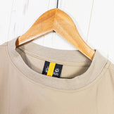 Men's Medium Beige Jackwolfskin JP UR ACTIVELIGHT T V2 Polyester Short Sleeve Shirt