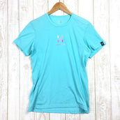 【Women's M ブルー系】Haglofs ( ホグロフス ) クイックドライ ロゴ Tシャツ Quick Dry Logo T-Shirt Women's 化繊 ショートスリーブTシャツ クルーネック インナー シャツ トップス ウェア - 【公式】2ndGEAR（セカンドギア）Webショップ【登山用品・アウトドア用品専門 買取販売店】