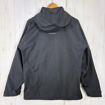 【Men's L ブラック系】 Mammut ( マムート ) アヤコ プロ HS フーデッド ジャケット AF メンズ Ayako Pro HS Hooded Jacket AF Men 0001 black GORE-TEX 2レイヤー 防水透湿 ポリエステル - 0