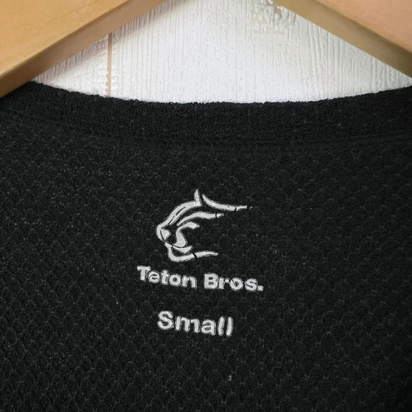 【Men's S ブラック系】 Teton Bros ( ティートンブロス ) モブウール ロングスリーブ Mob Wool L/S ウール ウェア トップス アウター ジャケット フリース z00055418  ウール ロングスリーブTシャツ クルーネック インナ