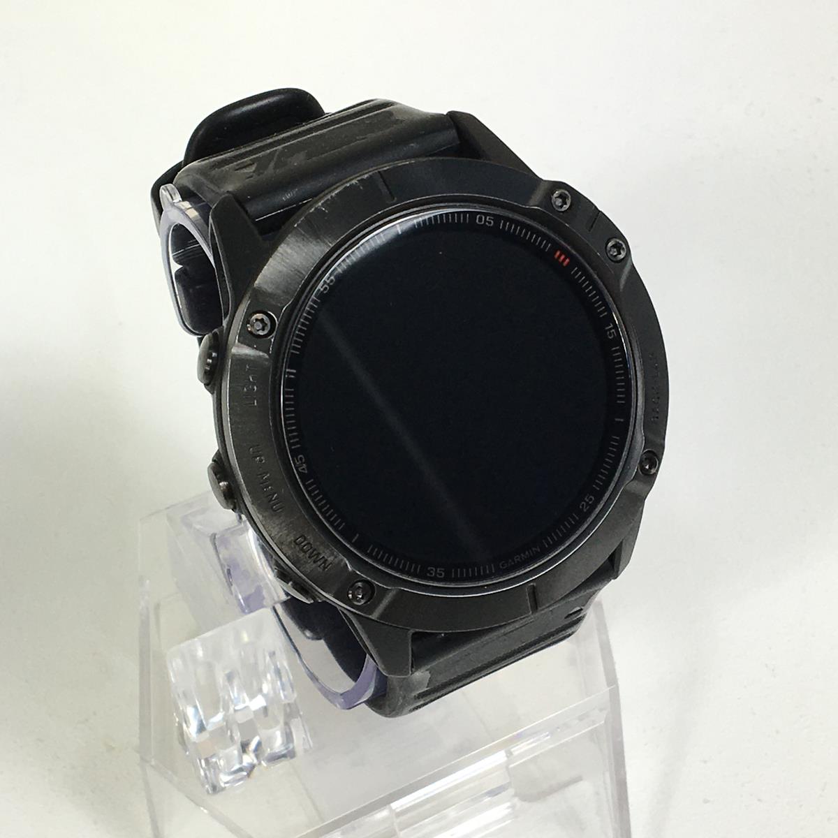 [OneSize Black] Garmin Fenix 6X 蓝宝石 GPS 智能手表 010-02157-43 户外手表时钟电子设备精密设备