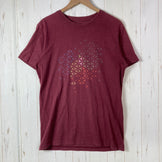【Men's M ワインレッド系】 Prana ( プラナ ) トライアングル グラフィック ティー Triangle Graphic Tee ウェア トップス インナー シャツ ショートスリーブTシャツ クルーネック 化繊 z00059897  化繊 ショートスリーブ