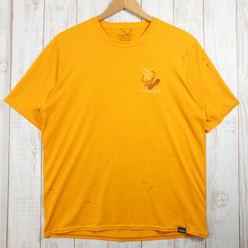 【Men's M オレンジ系】 Patagonia ( パタゴニア ) ショートスリーブ キャプリーン クール デイリー グラフィック ティー ポリエステル ウェア トップス インナー シャツ ショートスリーブTシャツ クルーネック 化繊 z00050213 化繊 - 【公式】2ndGEAR（セカンドギア）Webショップ【登山用品・アウトドア用品専門 買取販売店】