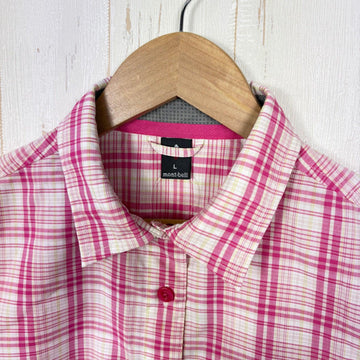 【Women's L ピンク系】 Montbell ( モンベル ) WIC.ライトシングルポケットハーフスリーブシャツ ポリエステル ウェア トップス インナー シャツ ショートスリーブシャツ 化繊 z00054010  化繊 ショートスリーブシャツ インナー シャ - 0