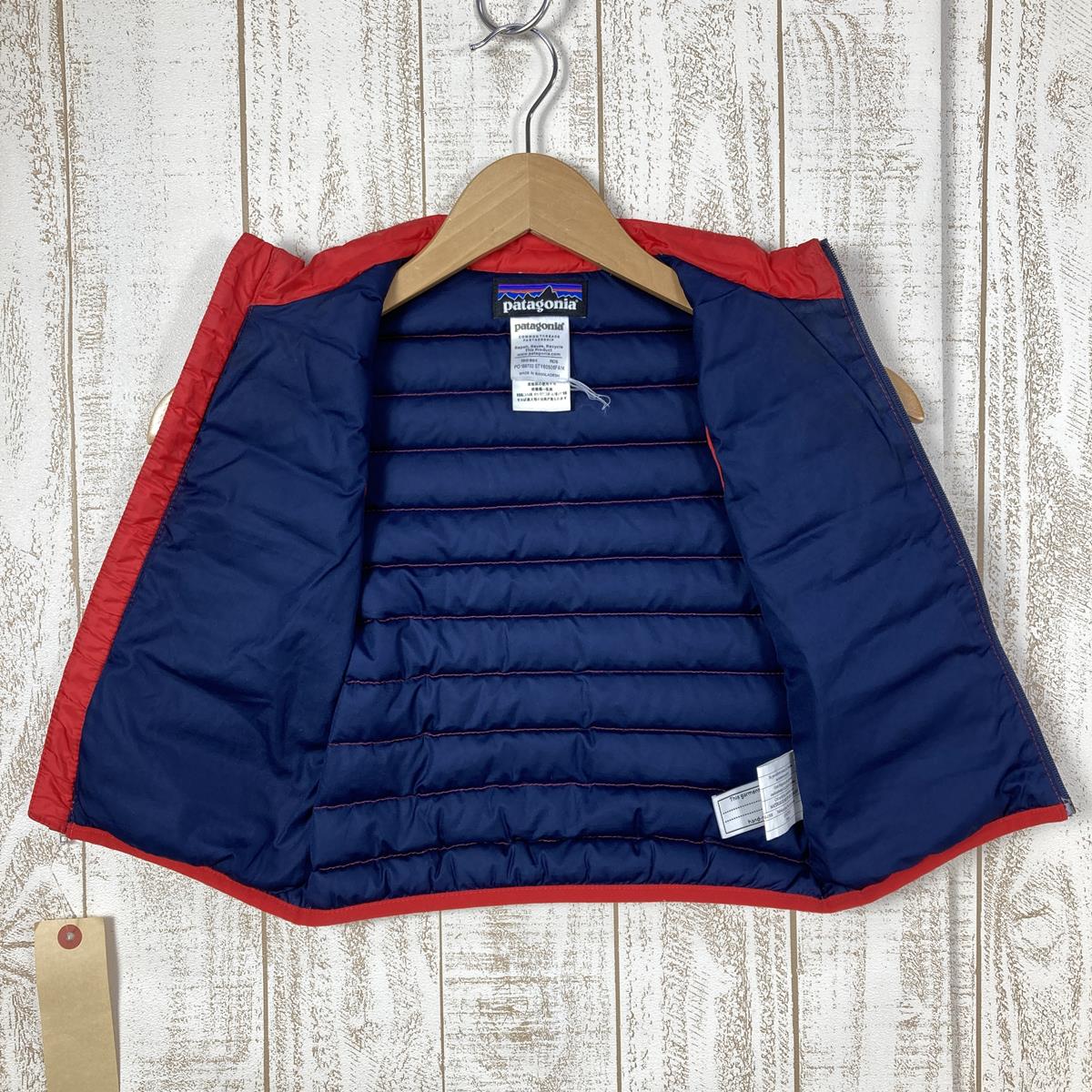 【Baby's 18M レッド系】 Patagonia ( パタゴニア ) ベビー ダウン セーター ベスト Baby Down Sweater Vest 60506 International Baby's RDS Red Delicious ダウンインサレーション