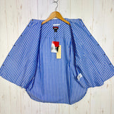 [Women's L Blue] Nanga Spring Stripe Shirt N2501-1J508B BLU z00058261 BLU Cotton Short-Sleeve Shirt Inner Shirt Tops Apparel