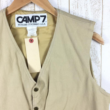 【Men's S ベージュ系】Camp7 ( キャンプ セブン ) 70S ビンテージ インサレーテッド キャンバス ベスト Men's コットン ベスト トップス ウェア - 【公式】2ndGEAR（セカンドギア）Webショップ【登山用品・アウトドア用品専門 買取販売店】
