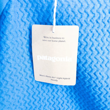 【Men's S ブルー系】 2024 Patagonia ( パタゴニア ) ナノエア ライト ハイブリッド フーディ Nano-Air Light Hybrid Hoody ELNB / ENDLESS BLUE ポリエステル ウェア トップス アウター ジャ - 【公式】2ndGEAR（セカンドギア）Webショップ【登山用品・アウトドア用品専門 買取販売店】