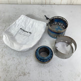 【OneSize グレー系】 Evernew ( エバニュー ) チタン マグポット 500 ストーブ セット Ti Mug pot 500 Stove set チタン製 550ml アルコールストーブセット 日本製 チタン クックウェア バーナー ストーブ z0