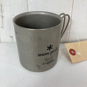 【OneSize シルバー系】 Snowpeak ( スノーピーク ) チタンダブルマグ 220ml フォールディング ハンドル チタン クックウェア クッカー コッフェル z00060914  クッカー コッフェル クックウェア