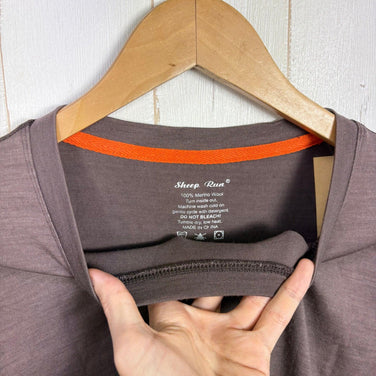 【Men's M ブラウン系】 Sheep Run（シープ ラン） メリノウ－ル ショートスリーブ ティー Merino Wool Short Sleeve Tee メリノウール ウェア トップス インナー シャツ ショートスリーブシャツ ウール z00057827