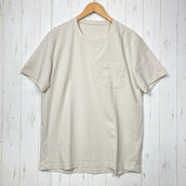 【Men's L ベージュ系】 Houdini ( フーディニ ) カバー ティー Cover Tee ポリエステル ウェア トップス インナー シャツ ショートスリーブTシャツ クルーネック 化繊 z00060463 化繊 ショートスリーブTシャツ クルーネック