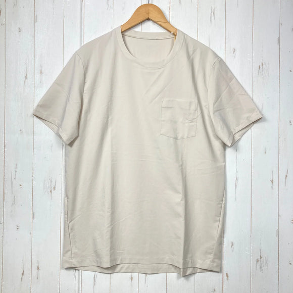 【Men's L ベージュ系】 Houdini ( フーディニ ) カバー ティー Cover Tee ポリエステル ウェア トップス インナー シャツ ショートスリーブTシャツ クルーネック 化繊 z00060463  化繊 ショートスリーブTシャツ クルーネック