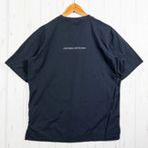 男式小号黑色 Jackwolfskin 短袖口袋衬衫，尼龙，合成纤维，上衣，汗衫，z00053104