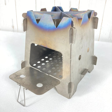 【OneSize シルバー系】 TTF Gear / To The Finish Gear（トゥーザフィニッシュギア） バンファイヤーストーブ Bonfire Stove 入手困難 チタン キャンピングギア 焚き火台 z00054582  焚き火台 キャンピングギア