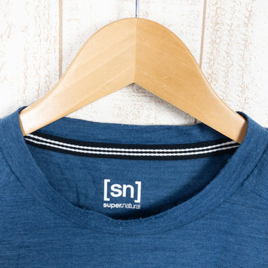 【Men's S ネイビー系】 Supernatural | Sn ( スーパーナチュラル ) セーラー ティー Sailor Tee メリノウール SNMO15230 Men's ウール ショートスリーブTシャツ クルーネック インナー シャツ トップス ウェア - 【公式】2ndGEAR（セカンドギア）Webショップ【登山用品・アウトドア用品専門 買取販売店】