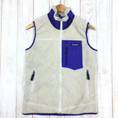 【Women's S アイボリー系】 Patagonia ( パタゴニア ) クラシック レトロ エックス ベスト Classic Retro-X Vest フリース 防風 23082 International Women's NAT Natural フリース ベスト - 【公式】2ndGEAR（セカンドギア）Webショップ【登山用品・アウトドア用品専門 買取販売店】