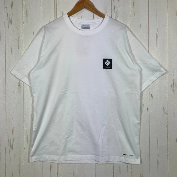 【Men's XL ホワイト系】 Columbia ( コロンビア ) アーバン ハイク ショート スリーブ Tシャツ Urban Hike Short Sleeve Tee 吸湿速乾 UVカット UPF40 ポリエステル ウェア トップス インナー シャツ ショート