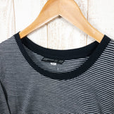 【Women's XS グレー系】 Icebreaker ( アイスブレーカー ) リュクス ライト ロングスリーブ ポケット クルー ストライプ Luxe Lite LS Pocket Crewe Stripe ブラック×メトロヘザー メリノウール ウェア トップス - 【公式】2ndGEAR（セカンドギア）Webショップ【登山用品・アウトドア用品専門 買取販売店】