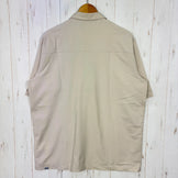 【Men's L アイボリー系】 Houdini ( フーディニ ) メンズ コスモ シャツ Men's Cosmo Shirt 238724 Foggy Mountain z00058226 Foggy Mountain 化繊 ショートスリーブシャツ インナー シャ