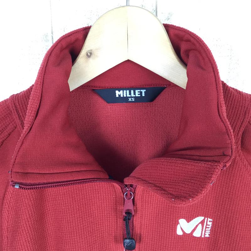 【Women's XS レッド系】 Millet ( ミレー ) レディース マイクロ グリッド ジャケット Ld Micro Grid Jacket フリース MIV2713 International Women's  フリース アウター ジャケット トップス ウェ