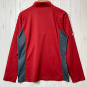 【Men's L レッド系】 Montbell ( モンベル ) クール ロングスリーブ ジップシャツ Cool Long Sleeve Zip Shirt ポリエステル ウェア トップス インナー シャツ ロングスリーブシャツ 化繊 z00058443  化繊