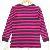 【Women's S ピンク系】Patagonia ( パタゴニア ) ロングスリーブ センダー ストライプ トップ Long-Sleeved Sender Stripe Top オーガニックコットン Tシャツ ロンt 54610 International Women's コットン ロングスリーブTシャツ クルーネック インナー シャツ トップス ウェア - 【公式】2ndGEAR（セカンドギア）Webショップ【登山用品・アウトドア用品専門 買取販売店】