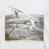 [男女通用小号白色] 1990 年代巴塔哥尼亚 FADVEN 探险与野外生活论坛有益 T 恤，复古，原创，很难找到，白色标签，1990 年代初期