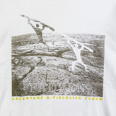 [男女通用小号白色] 1990 年代巴塔哥尼亚 FADVEN 探险与野外生活论坛有益 T 恤，复古，原创，很难找到，白色标签，1990 年代初期