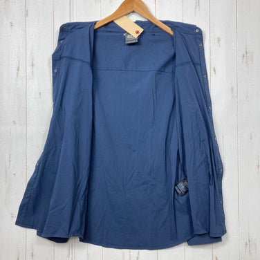 【Men's S ネイビー系】 Jackwolfskin ( ジャックウルフスキン ) QMC ライト シャツ QMC Light Shirt ナイロン ウェア トップス インナー シャツ ロングスリーブシャツ 化繊 z00060300  化繊 ロングスリーブシャツ