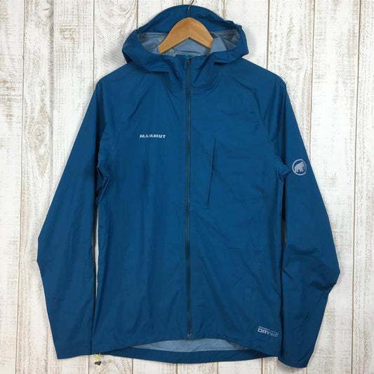 【Men's S ブルー系】 Mammut ( マムート ) Mtr 201 レインスピード ハードシェル ジャケット Mtr 201 Rainspeed Hs Jacket ドライテック レインシェル フーディ ストレッチ 1010-14801 Men's  レ